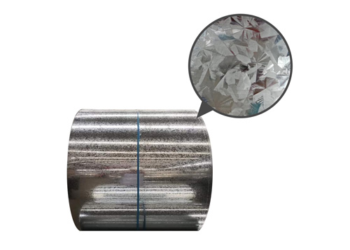 Printed galvanized steel coil